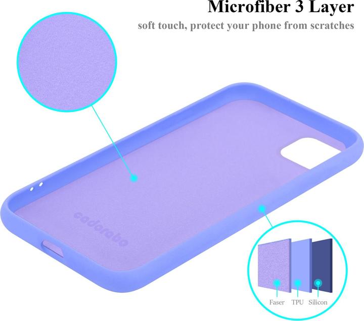 Productafbeelding Cadorabo TPU Vloeibaar Silicone Hoesje (Samsung Galaxy A22 5G)