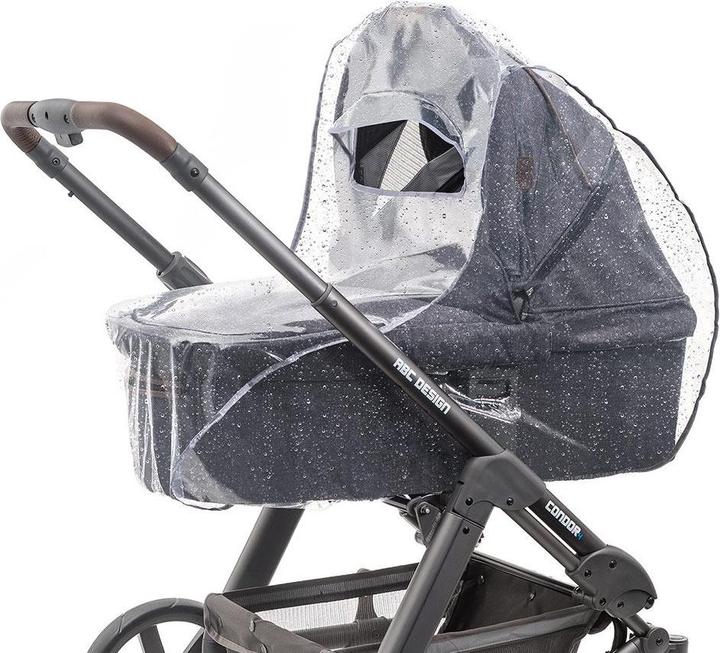 Actual product image Zamboo Regenschutz Universal Regenschutz für Kinderwagen (Babywannen oder