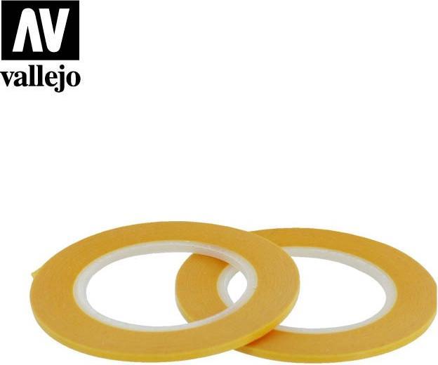 Immagine prodotto Vallejo Nastro adesivo di precisione 2mmx18m - Confezione doppia (T07003)