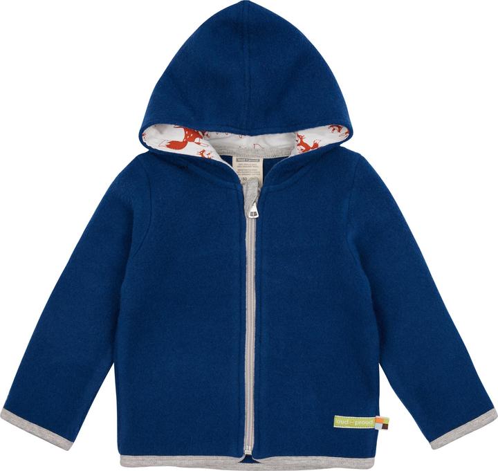 loud + proud Jacke Wollfleece Ultramarin