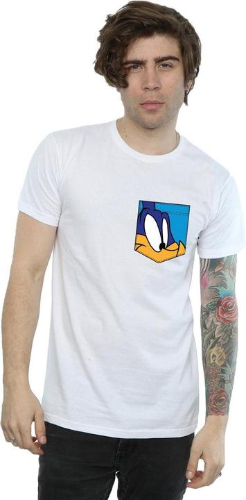 Immagine prodotto Looney Tunes Road Runner Face Faux Pocket Maglietta Uomo (S)