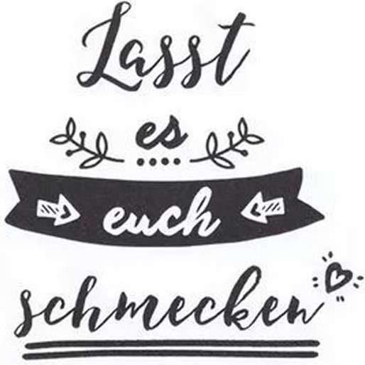 Image du produit Home Fashion Lasst es euch schmecken (20 x, 33 x 33 cm)
