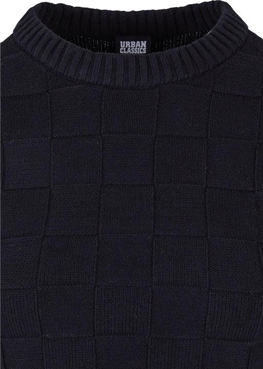 Actual product image Urban Classics Ladies Check Knit Sweater - 126785 (XS)