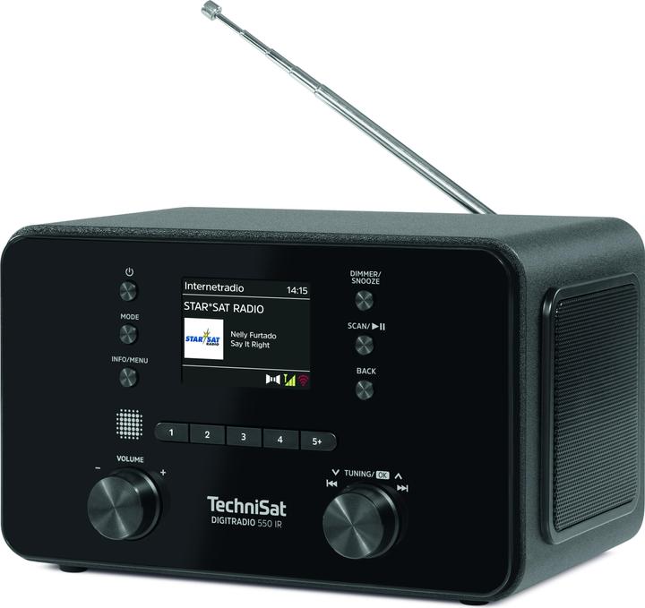 Productafbeelding TechniSat DigitRadio 550 IR (VHF, DAB+, Internet radio, WiFi, UNDOK)