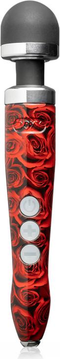 Actual product image Doxy The Cast 3R Rechargeable Wall Massager Rose Pattern