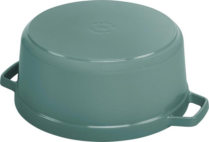 Produktbild Staub Cocotte 28 cm, rund, Eucalyptus, Gusseisen 6.7l (28 cm, Bräter + Schmortopf, Gusseisen)