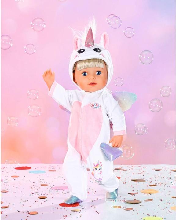 Actual product image Zapf Creation BABY born unicorn cuddly suit