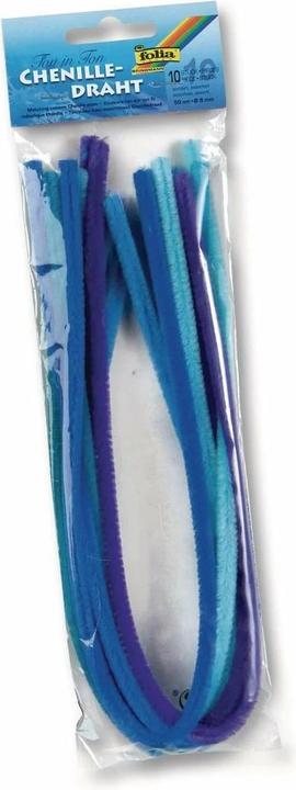 Image du produit Folia Chenille filaire sur tonalité mélange bleu (0.51 m)