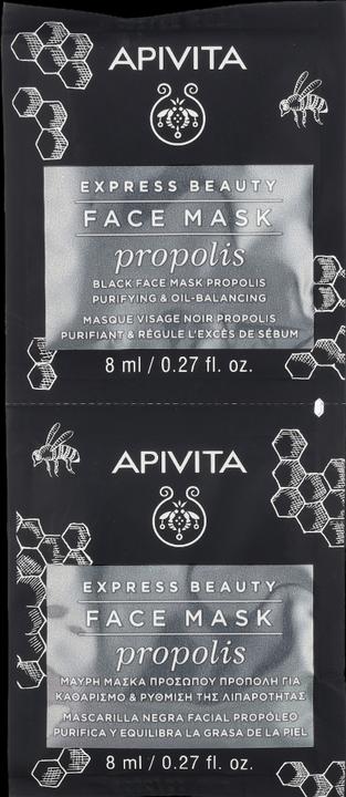 Apivita Gesichtspflege Masken Scrubs Gesichtsmaske mit Propolis fettige Mischhaut 16 Ml (16 ml)