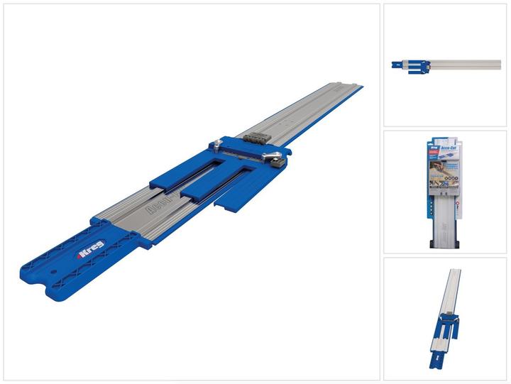 Actual product image Kreg Guide rail Akku-Cut for hand-held circular saws ( KMA2700 ) with stop, scale and precision slide (122 cm)