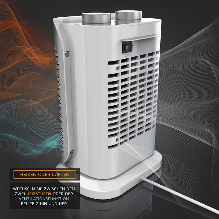 Immagine prodotto Brandson Termoventilatore con elemento riscaldante in ceramica da 1500 W (1500 W)
