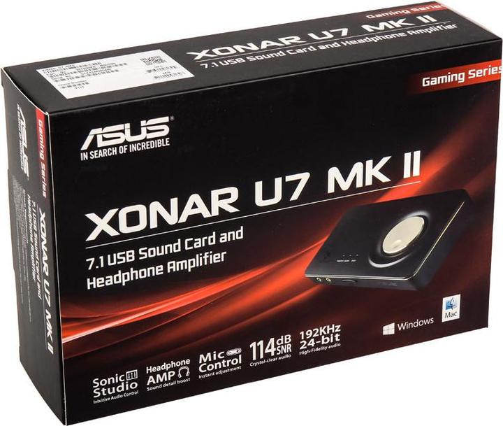 Actual product image ASUS Xonar U7 Mkii (USB 2.0)