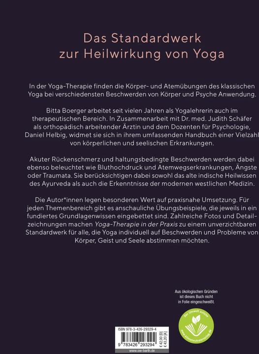 Immagine prodotto Yoga-Therapie in der Praxis (Tedesco, Daniele, Bitta/Pastore, Boerger, Judith (Dr.med.)/Helbig, 2023)