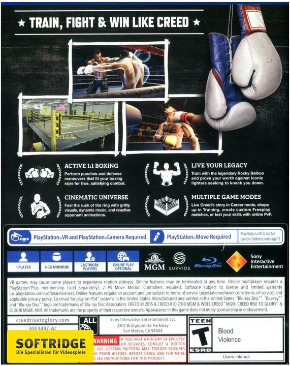 Produktbild Sony Creed: Rise to Glory (VR) -US- (PS4, EN)
