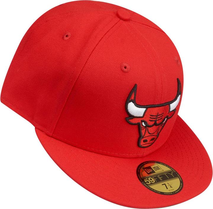 Actual product image New Era 59Fifty Fitted Cap - NBA Chicago Bulls red - 7 1/4 (7 1/4)