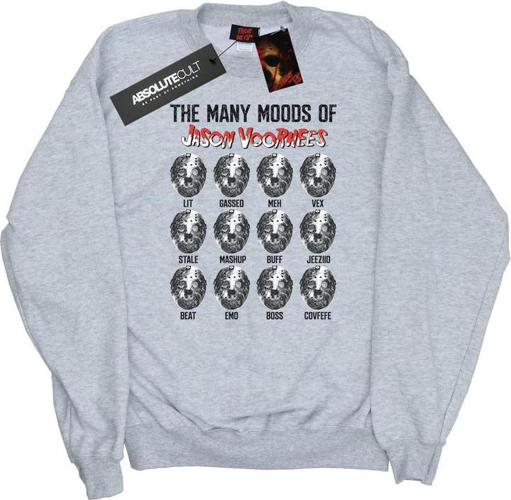 Absolute Cult The Many Moods Of Jason Voorhees Sweatshirt