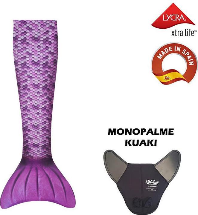 Produktbild Kuaki Mermaids Meerjungfrauenkostüm mit Monoflosse