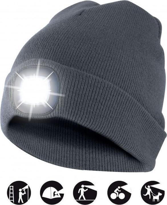 Produktbild Velamp Mütze mit LED-Frontleuchte (100 lm)