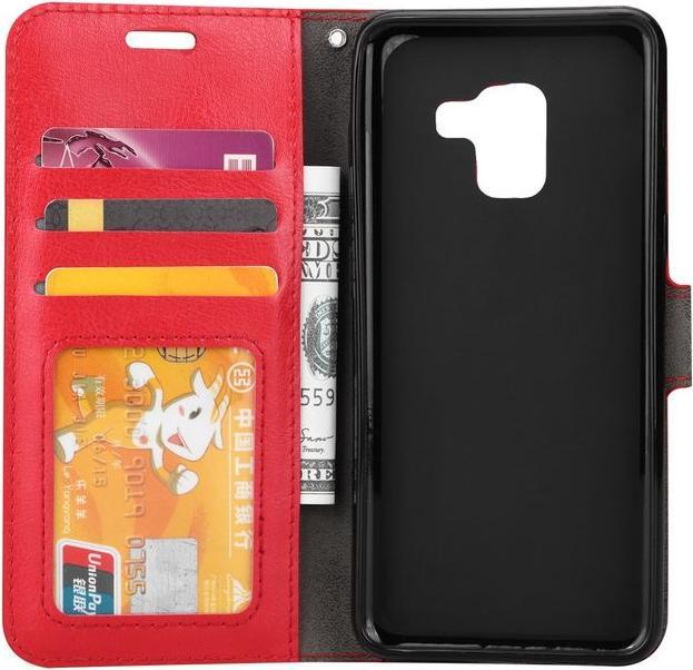 Produktbild MU Classic Crazy Horse Leder Bookcover Hülle (Samsung Galaxy A8 (2018))