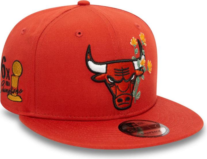 Produktbild New Era 9Fifty Snapback Cap - FLOWER Chicago Bulls - S/M (S/M)