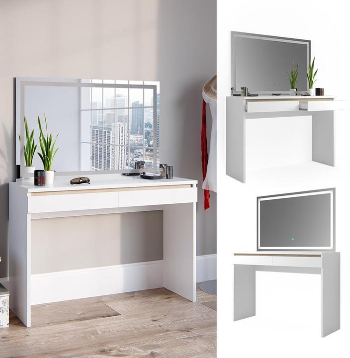 Actual product image Vicco Emma with lighting (120 x 43 x 83 cm)