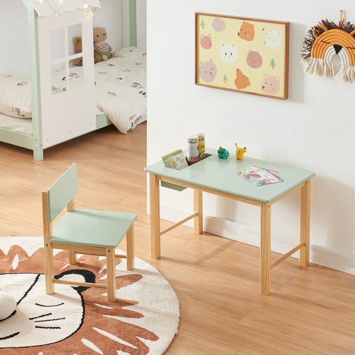 Image du produit En.Casa Brønnøy (Chaise haute, Table des enfants)
