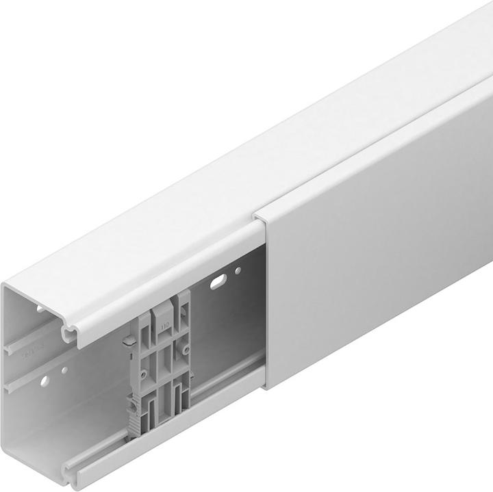 Actual product image Kleinhuis HKL60110.6 HVAC trunking 60X110 white RAL9001 HKL60110.6 (Cable hole, 200 cm)