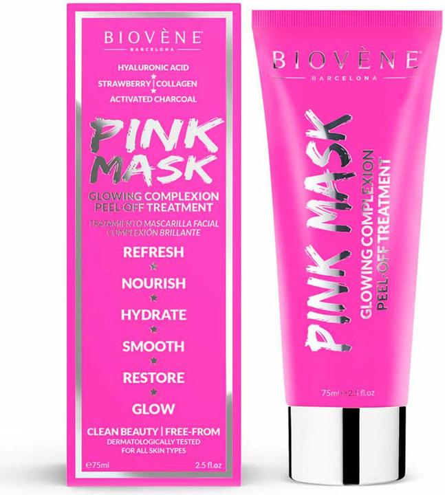Immagine prodotto Biovène Pink MASK Trattamento Peel-Off Luminoso della Carnagione 75ml (75 ml)