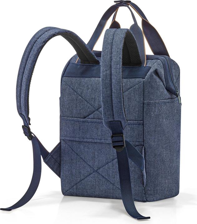 Image du produit reisenthel Sac à dos Allrounder R Herringbone Dark Blue (12 l)