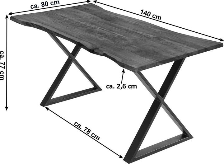 Produktbild SAM Kasimir (140 x 80 x 77 cm)