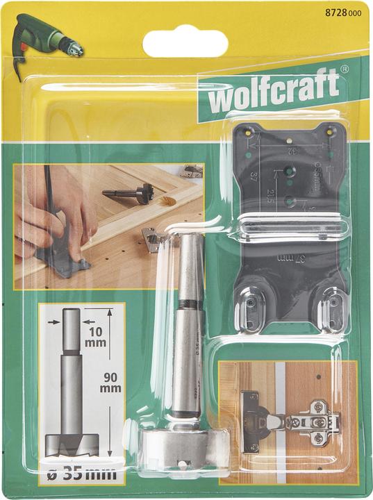 Produktbild wolfcraft wolfcraft 1 Forstnerbohrer-Set 2-tlg. ø35mm (35 mm)