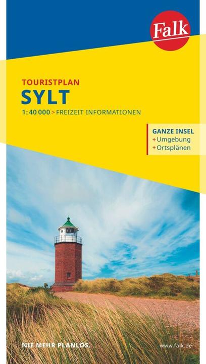 Actual product image Falk Tourist map Sylt 1:40 000