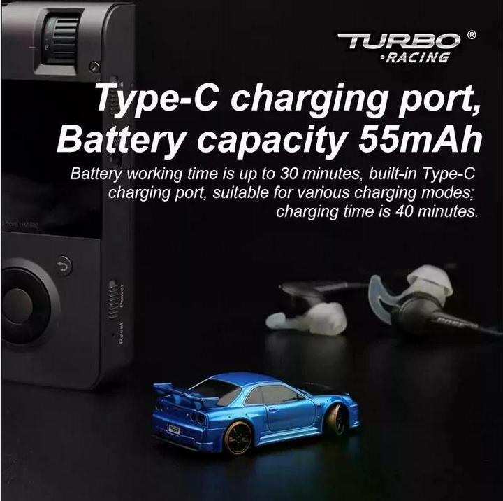 Produktbild Turbo Racing Micro Drift C64 (RTR Ready-to-Run)