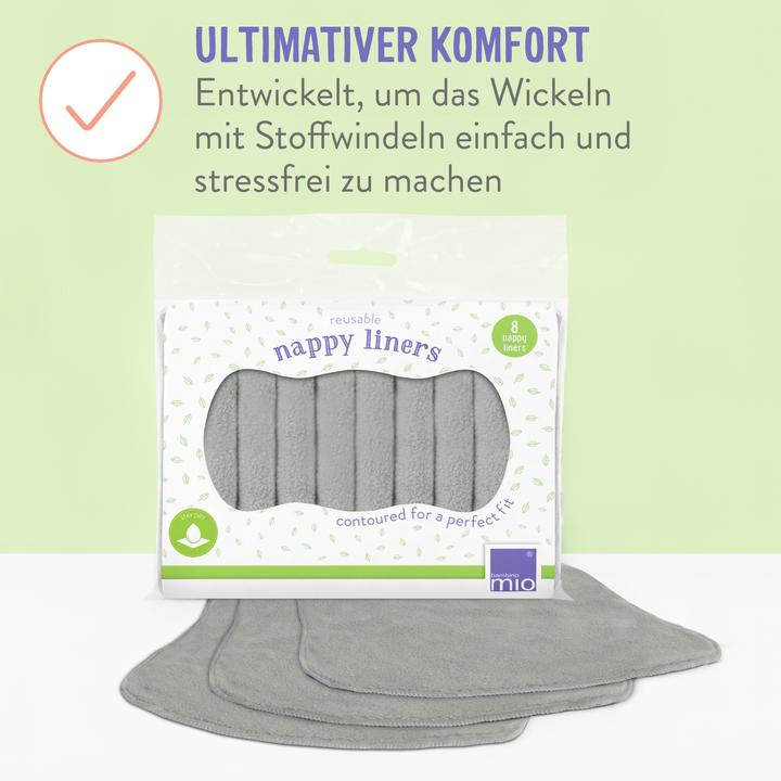 Productafbeelding Bambino Mio Herbruikbaar luiervlies (Eén maat voor iedereen, 8 Stuk)