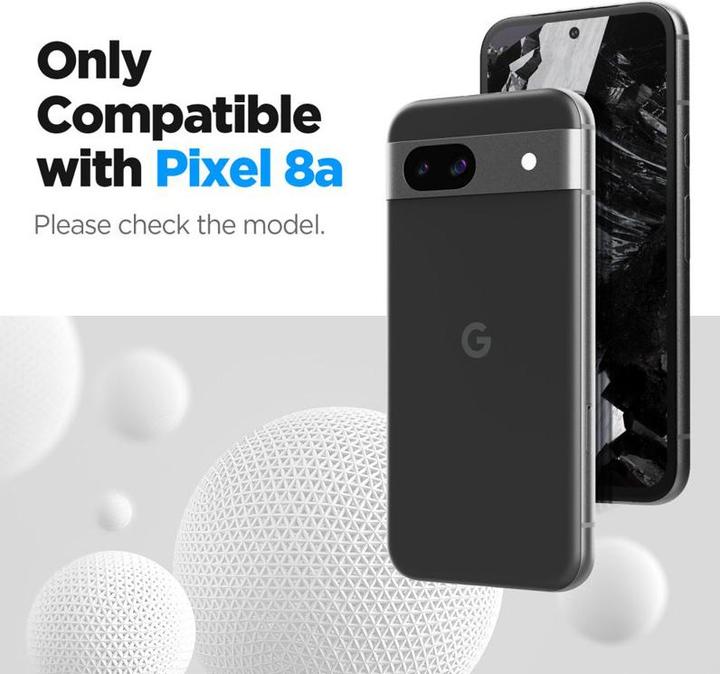 Actual product image Spigen GLAS.tR Align Master Google Pixel 8a Glass Screen Protector 2PCS (2 Piece, Google Pixel 8a)