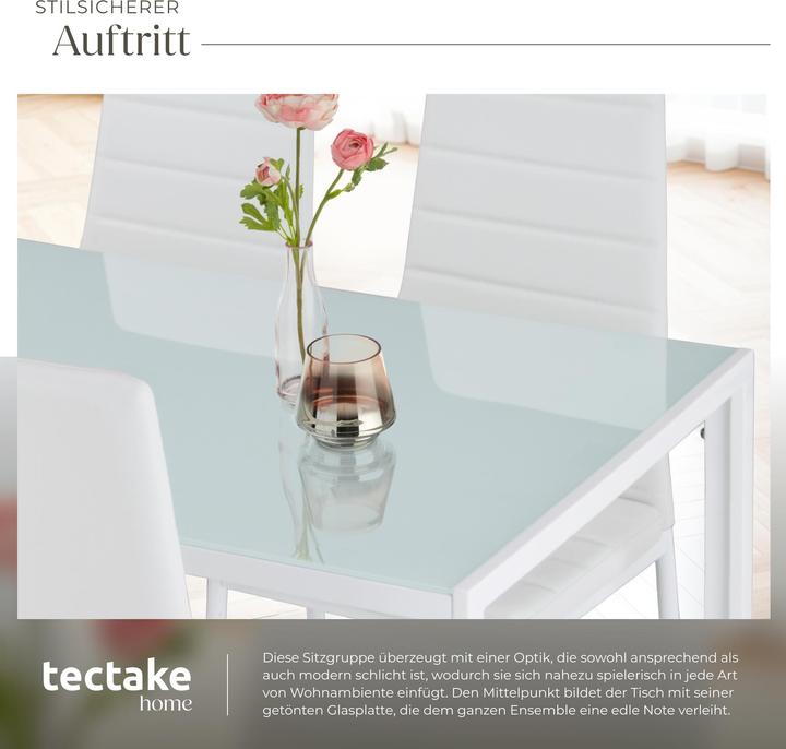 Immagine prodotto tectake Essgruppe Berlin (120 x 70 x 75 cm)