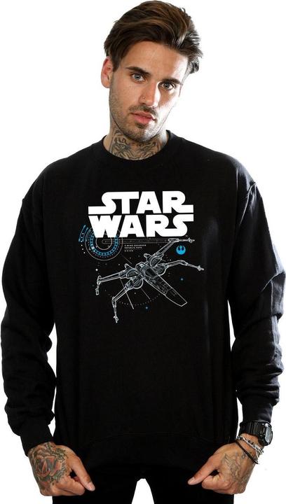 Immagine prodotto Star Wars The Last Jedi X-Wing Felpa Uomo (XXL)