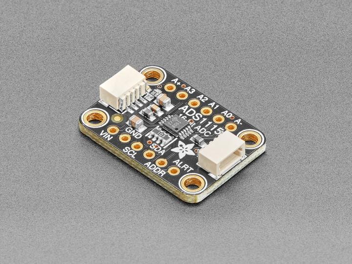 Image du produit Adafruit ADS1115 ADC 16 bits 4 ch. avec amplificateur de gain (Extension)
