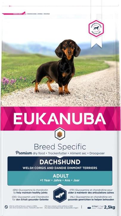 Produktbild Eukanuba Euk Dachshund 2,5 kg (1 Stk., 2000 g)