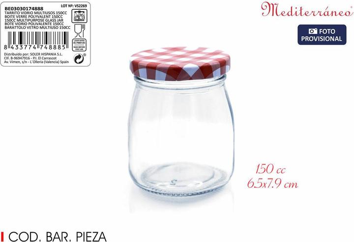 Produktbild Mediterraneo Gefäss Glas 150 ml (72 Stück) (0.15 l, 72 x)