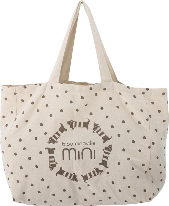 Bloomingville Charlie Shopping Bag, Nature, Cotton (30 l)