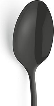 Actual product image Amefa Longdrink / latte macchiato spoon set 6 pieces PVD black 1410 Austin (6 Piece, Pitchfork)