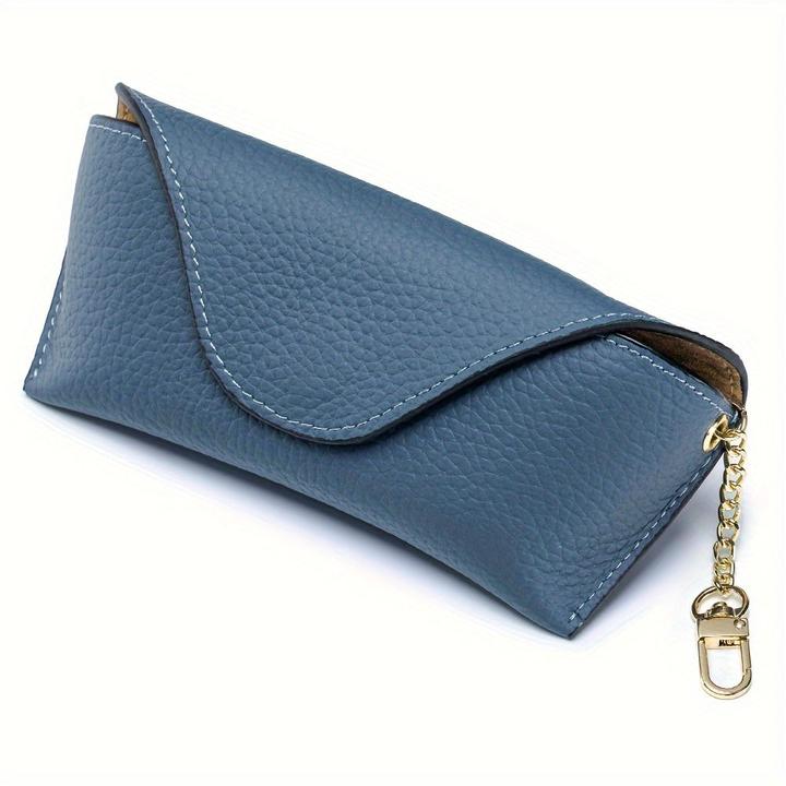 Produktbild Only-Bags.Store Echtes Leder Brillentasche Magnetische Sonnenbrille Lesebrille Box Abdeckung Portable Brillenetui