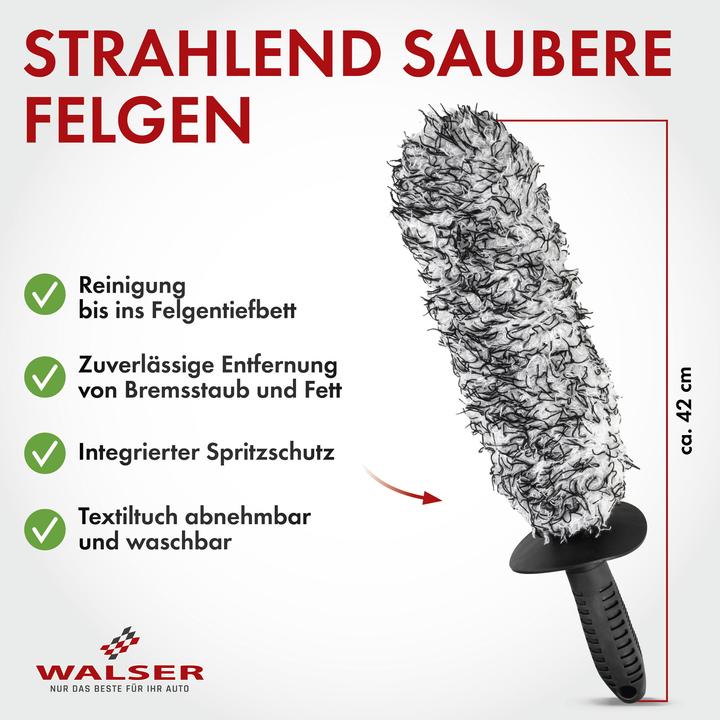 Produktbild Walser Felgenbürste Textil biegsam
