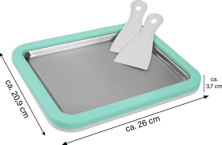 Actual product image Stoneline Ice Cream Rolls Maker, ice cream platter for homemade ice cream | Mint (CH plug)