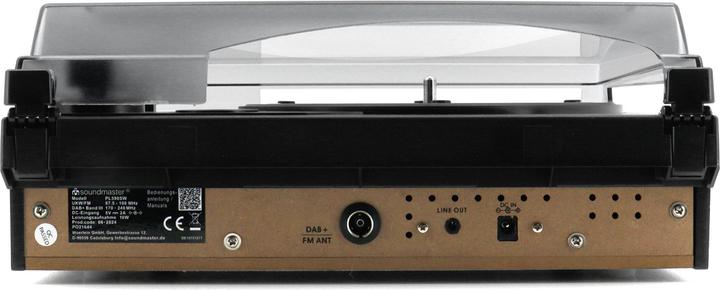 Image du produit Soundmaster Tourne-disque PL590SW Noir (Semi-automatique)