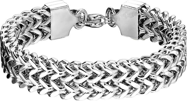 Image du produit Star Piercing Bracelet argent blé à deux rangs (21.60 cm, Acier chirurgical 316L, sans laiton)