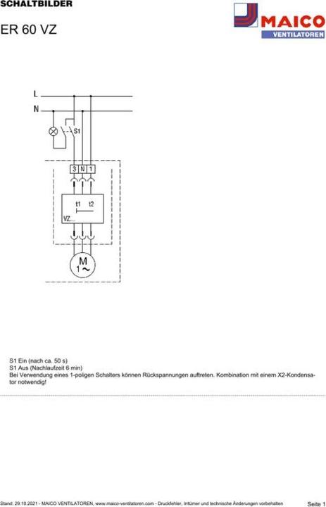 Actual product image Maico ER 60 VZ