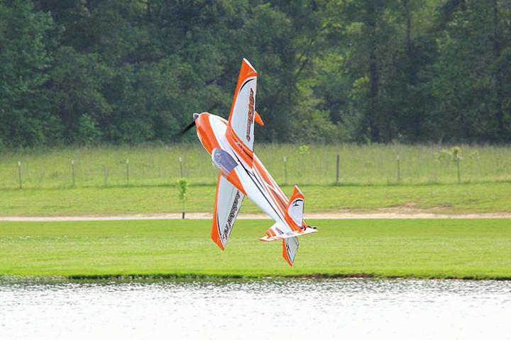 Image du produit AJ Aircraft Laser 93" 230z ARF - orange (Voltige)
