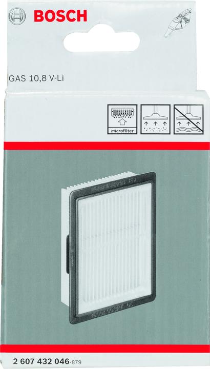 Actual product image Bosch Professional Zubehör Pleated filter for GAS 10.8 V-LI / GAS 12V